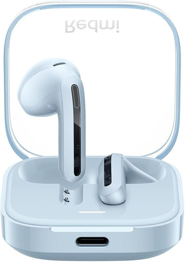 Xiaomi Redmi Buds 6 Active - Auriculares inalámbricos, cancelación de Ruido, Ligeros, hasta 36 Horas de autonomía, Bluetooth 5.3, Azul (Versión ES)